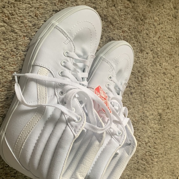 BRAND NEW white vans high tops - Picture 6 of 7